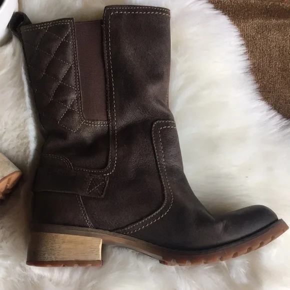 TIMBERLAND WOMEN LEATHER BOOTS SIZE 6.5 - Picture 5 of 6